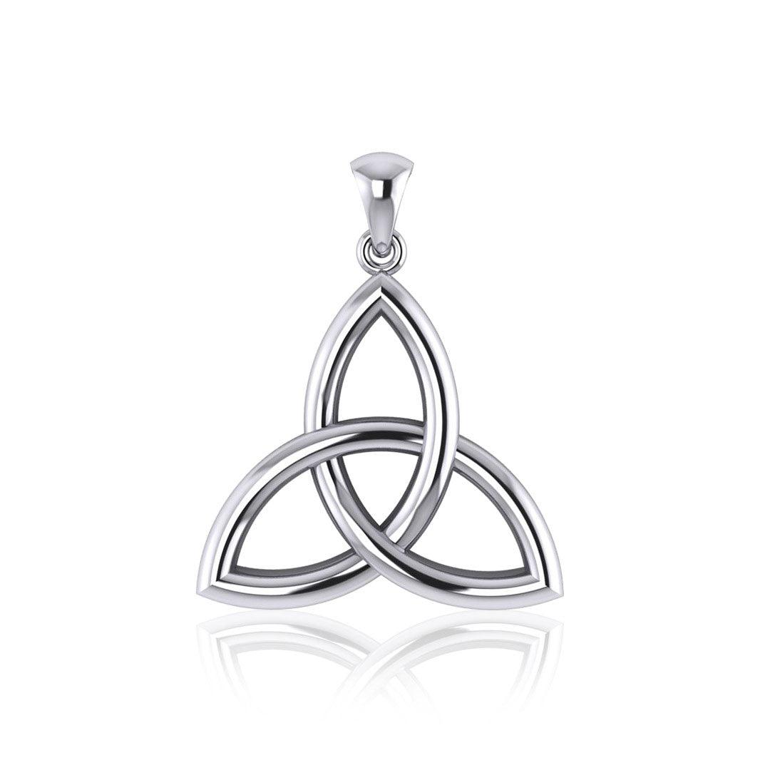 Celtic Triquetra Knot Sterling Silver Pendant TP085