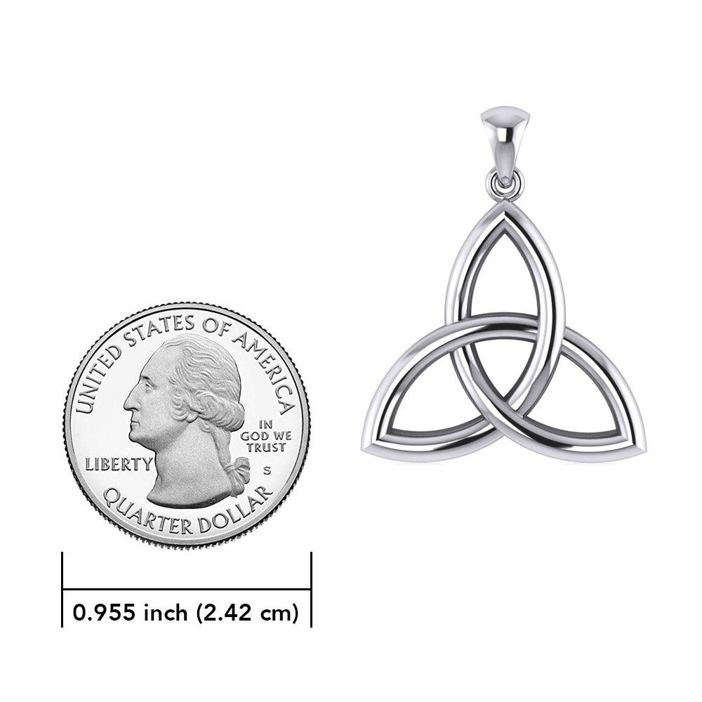 Celtic Triquetra Knot Sterling Silver Pendant TP085