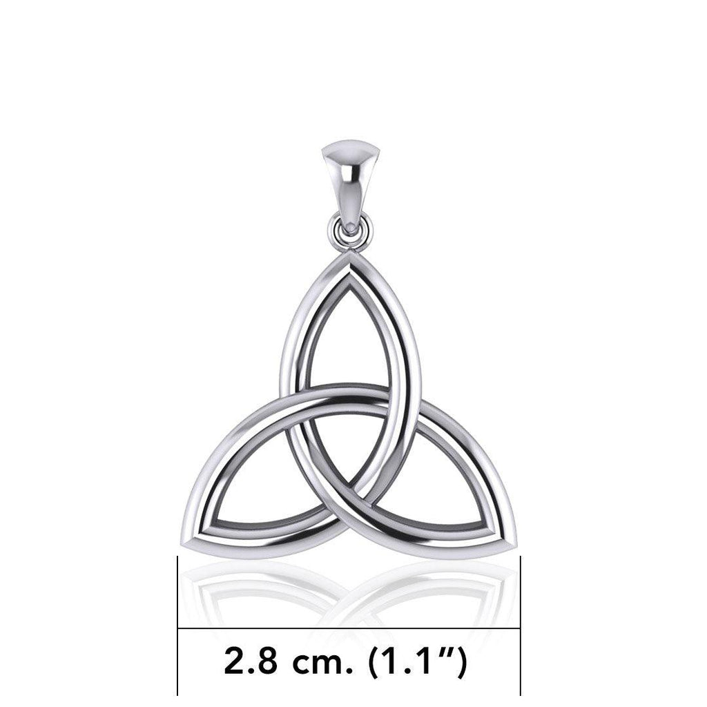 Celtic Triquetra Knot Sterling Silver Pendant TP085