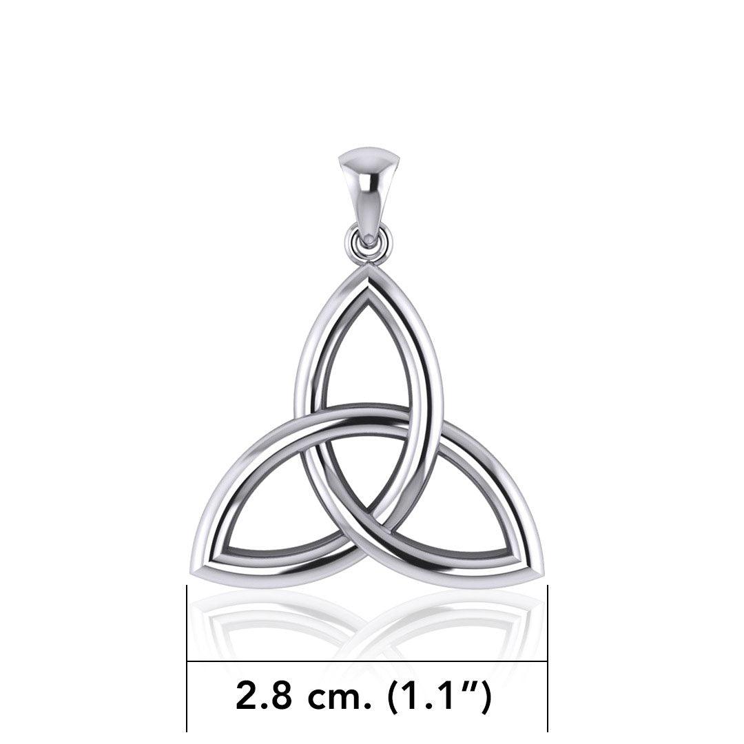Celtic Triquetra Knot Sterling Silver Pendant TP085