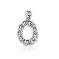Celtic Knotwork Silver Oval Pendant TP1037