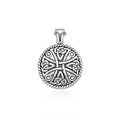 Celtic Knotwork Cross Sterling Silver Pendant TP1347
