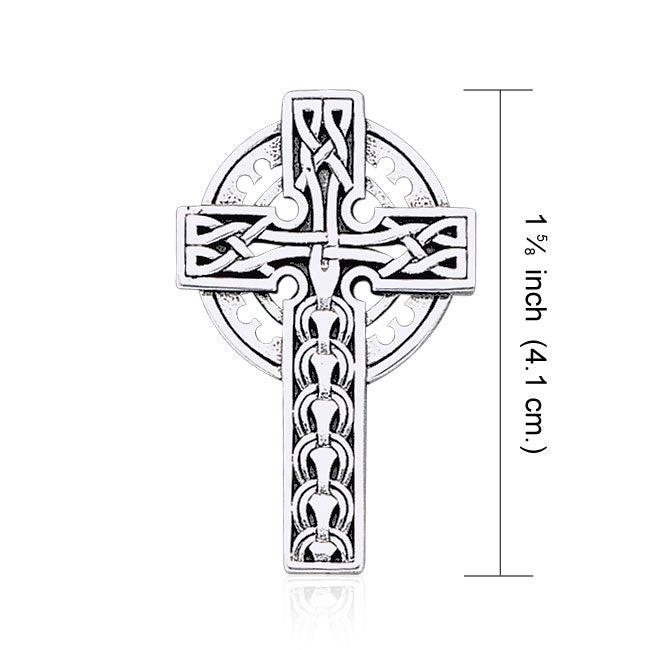 Celtic Cross Sterling Silver Pendant TP1373