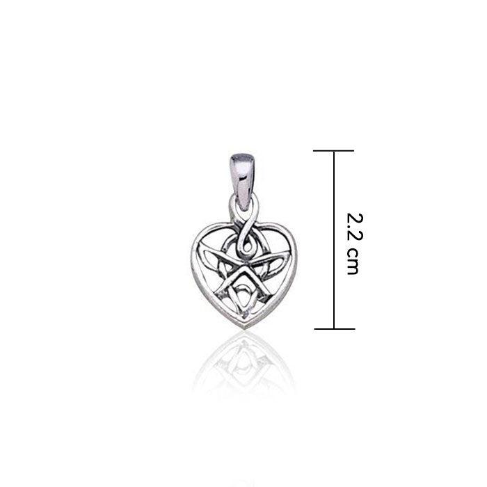 Celtic Knotwork Heart Pendant TP2700