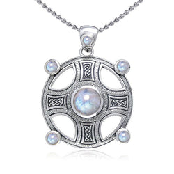Celtic Knot Elemental Shield Pendant with Chain Set TSE854 | Set | Wiccan Center