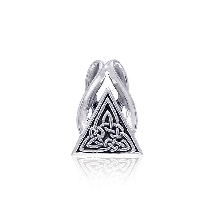 Celtic Trinity Knot Silver Slider Pendant TP3593
