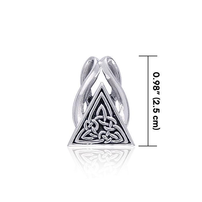 Celtic Trinity Knot Silver Slider Pendant TP3593