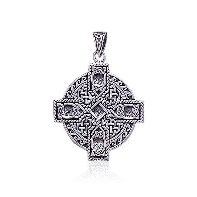 Celtic Cross Spiral Pendant TP478