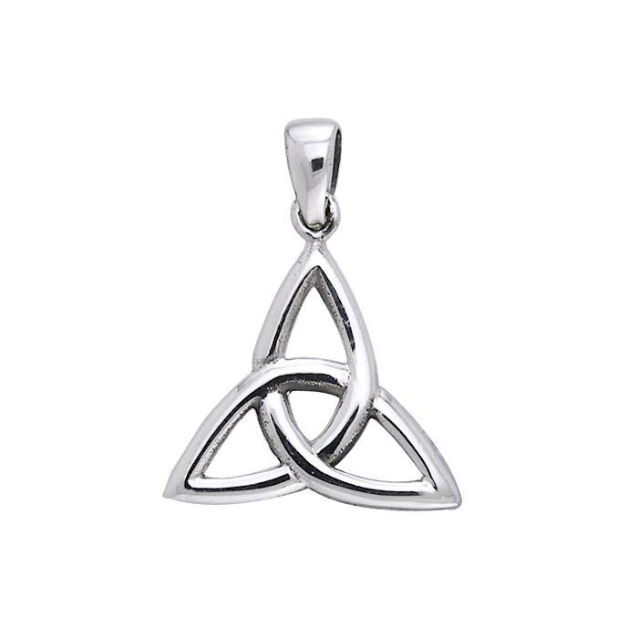 Celtic Triquetra Sterling Silver Pendant TP479