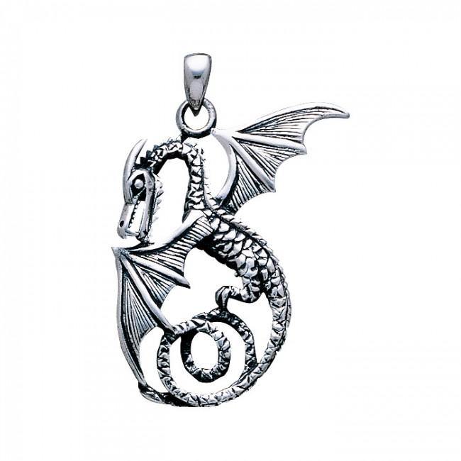 Swim deep into the world of the Sea Dragon ~ Sterling Silver Pendant TP880