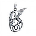 Swim deep into the world of the Sea Dragon ~ Sterling Silver Pendant TP880