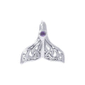 Celtic Knots Whale Tail Sterling Silver Pendant TPD071