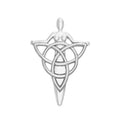 Celtic Danu Goddess Triquetra Sterling Silver Pendant TPD1203