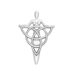 Celtic Danu Goddess Triquetra Sterling Silver Pendant TPD1203 | Pendant | Wiccan Center