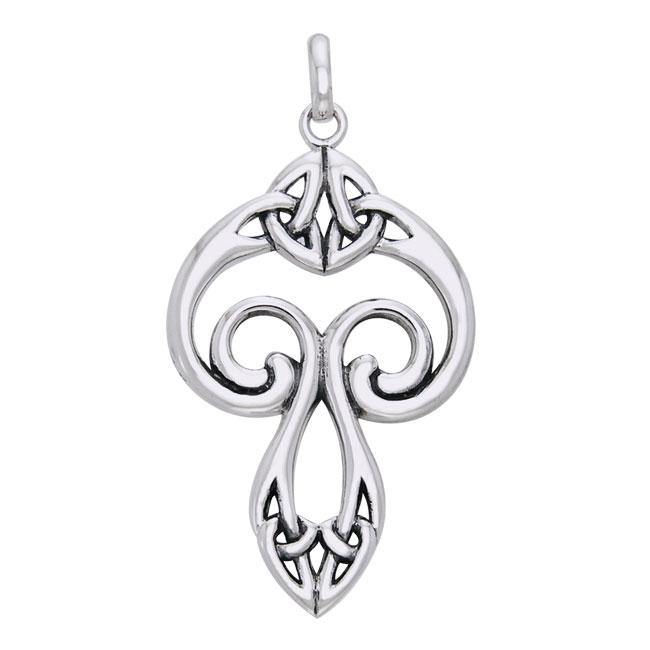 The symbol that predates Christianity ~ Sterling Silver Celtic Triquetra Pendant Jewelry TPD1266