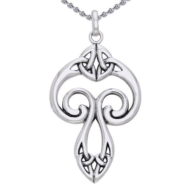 The symbol that predates Christianity ~ Sterling Silver Celtic Triquetra Pendant Jewelry TPD1266