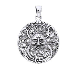 Belenos Celtic Sun God Sterling Silver Pendant By Oberon Zell TPD1581 | Pendant | Wiccan Center