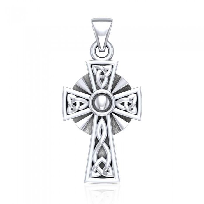 Celtic Cross Sterling Silver Pendant TPD1806
