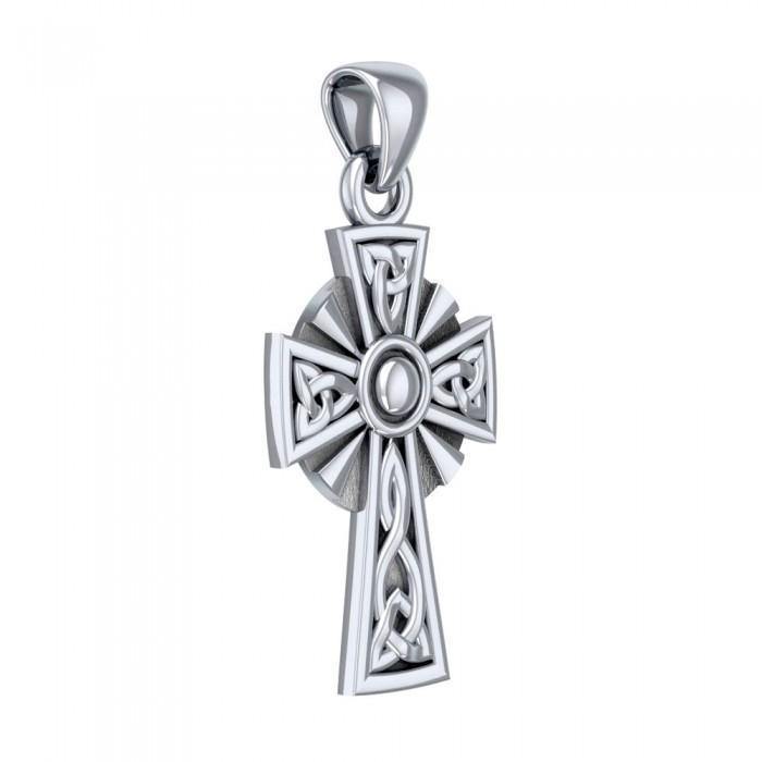 Celtic Cross Sterling Silver Pendant TPD1806