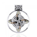 Celtic Four Point Knot Pendant TPD1811 Jewelry Symbolizing Protection Heritage And Family Tradition