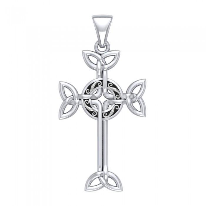 Celtic Cross Silver Pendant TPD1819