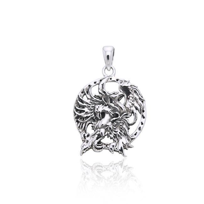 Jody Bergsma Phoenix Sterling Silver Pendant TPD1874