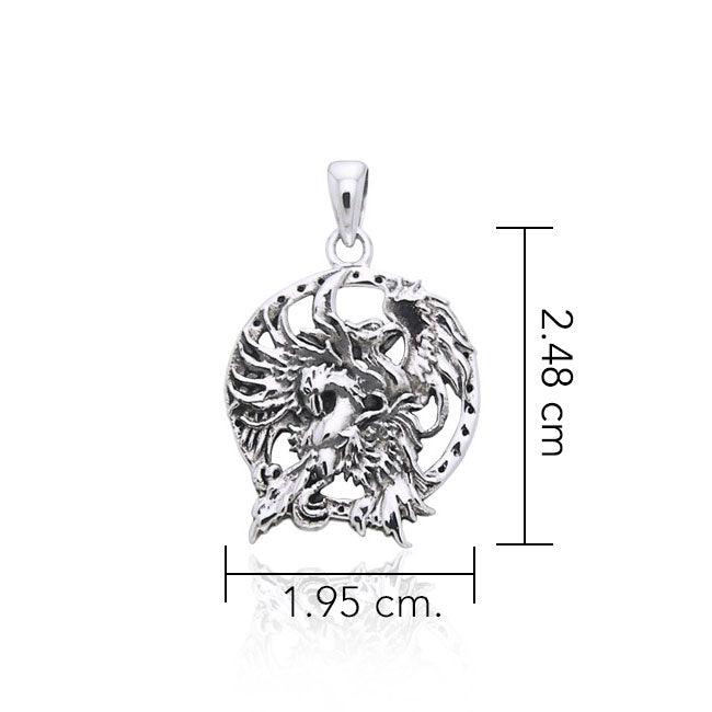 Jody Bergsma Phoenix Sterling Silver Pendant TPD1874