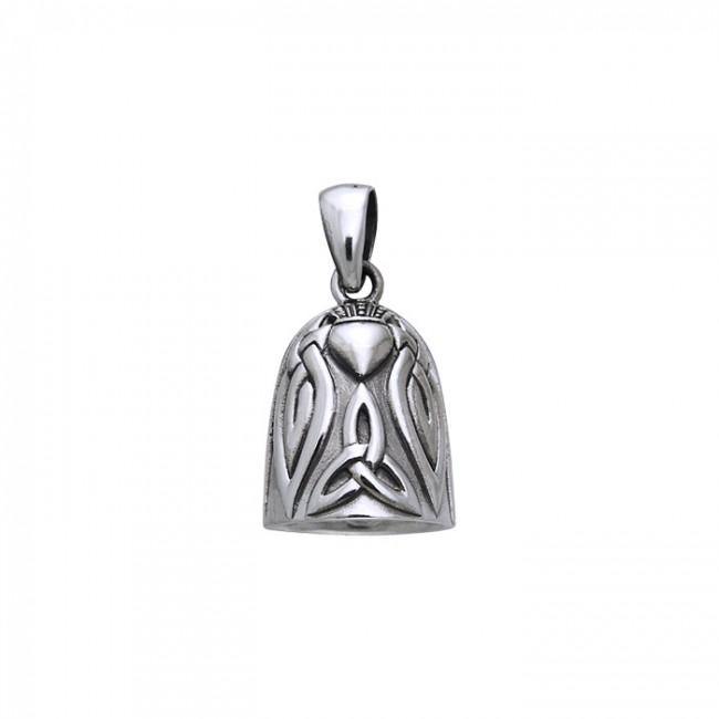Celtic Knot Claddagh Bell Pendant TPD256