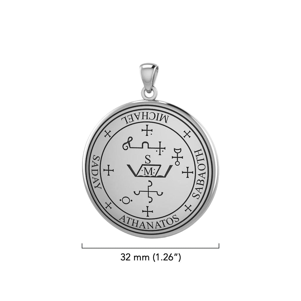 Archangel Michael Sterling Silver Pendant TPD2818