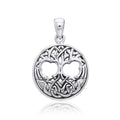 Interwoven with Birds in the Celtic Tree of Life Sterling Silver Pendant TPD3019
