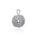 Celtic Shield Knot Sterling Silver Pendant TPD3021