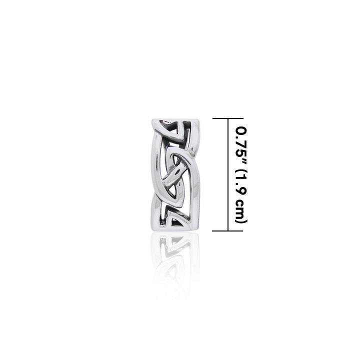 The Celtic Knot Sterling Silver Slider Pendant TPD3044