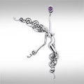 Angel of the Phoenix follows ~ Sterling Silver Jewelry Pendant TPD3264