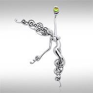 Angel of the Phoenix follows ~ Sterling Silver Jewelry Pendant TPD3264 | Pendant | Wiccan Center