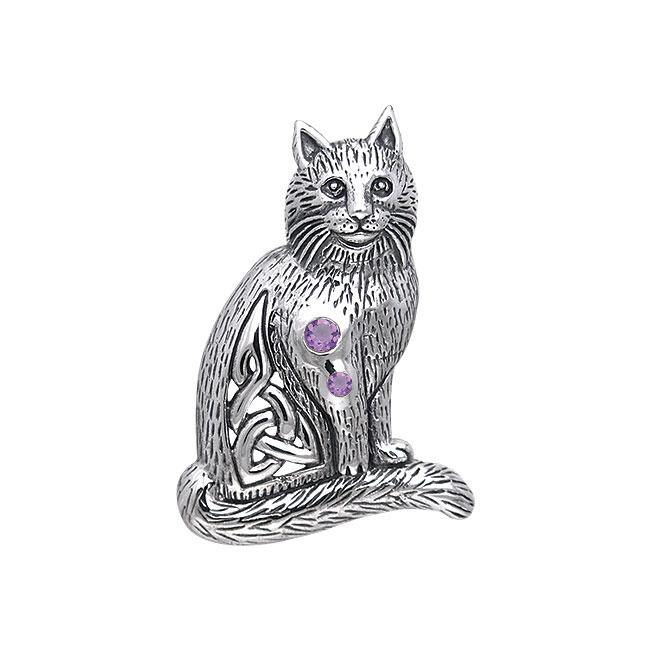 Celtic Cat Pendant TPD331