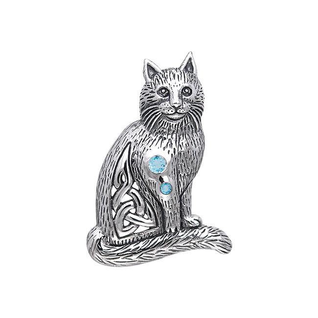 Celtic Cat Pendant TPD331 | Pendant | Wiccan Center