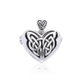 Celtic Eternal Heart Aroma Locket Sterling Silver Pendant TPD3546