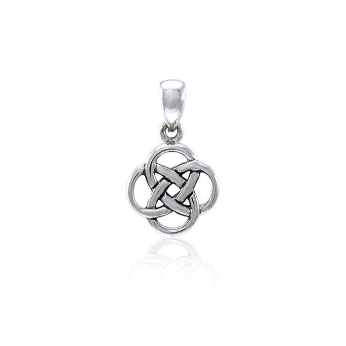 The Small Celtic Knot Sterling Silver Pendant TPD3688