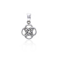 The Small Celtic Knot Sterling Silver Pendant TPD3688