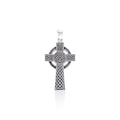 Small Celtic Cross Sterling Silver Pendant TPD3690