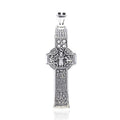 Celtic Doorty Cross Sterling Silver Pendant TPD3692