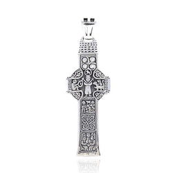 Celtic Doorty Cross Sterling Silver Pendant TPD3692 | Pendant | Wiccan Center