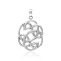 Modern Celtic Silver Pendant TPD3718