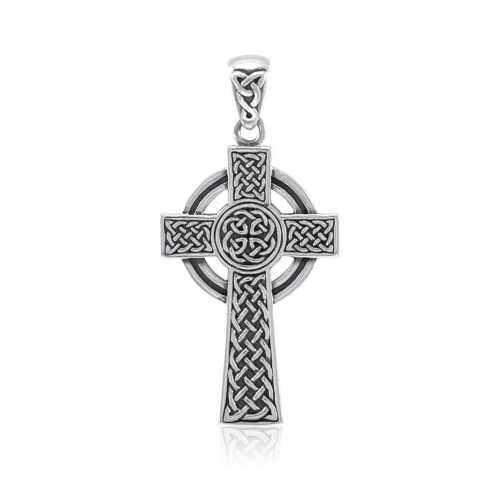 Celtic Cross Sterling Silver Pendant TPD3722