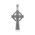 Celtic Cross Sterling Silver Pendant TPD3722