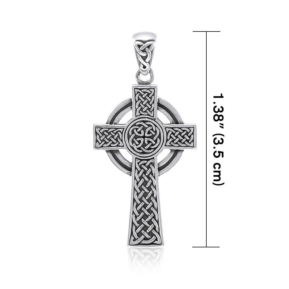 Celtic Cross Sterling Silver Pendant TPD3722