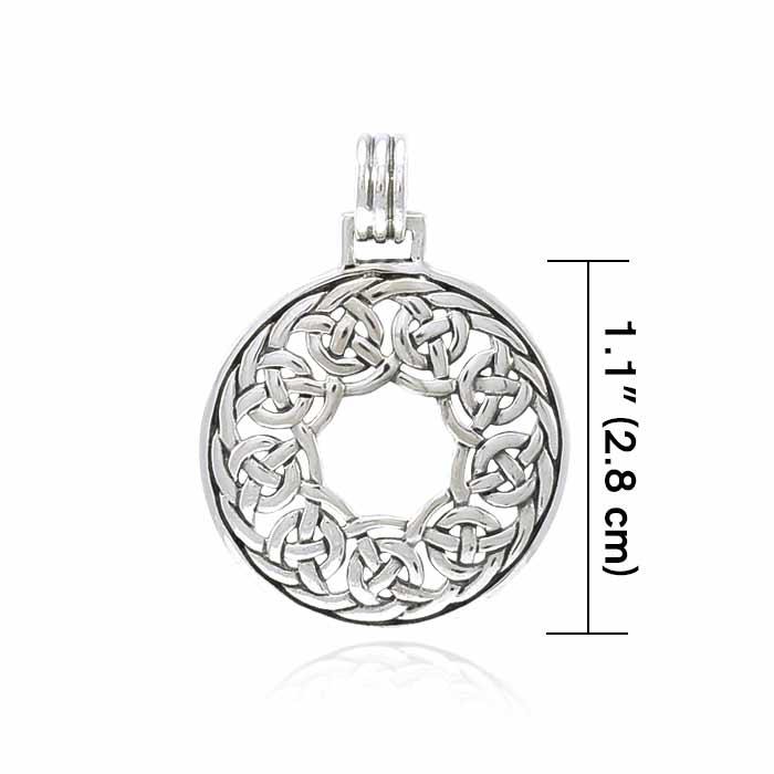 Celtic Knotwork Silver Pendant TPD3724