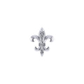 Celtic Knots Fleur De Lis Sterling Silver Pendant TPD381