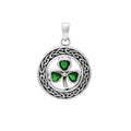 Celtic Shamrock Sterling Silver Pendant TPD4127