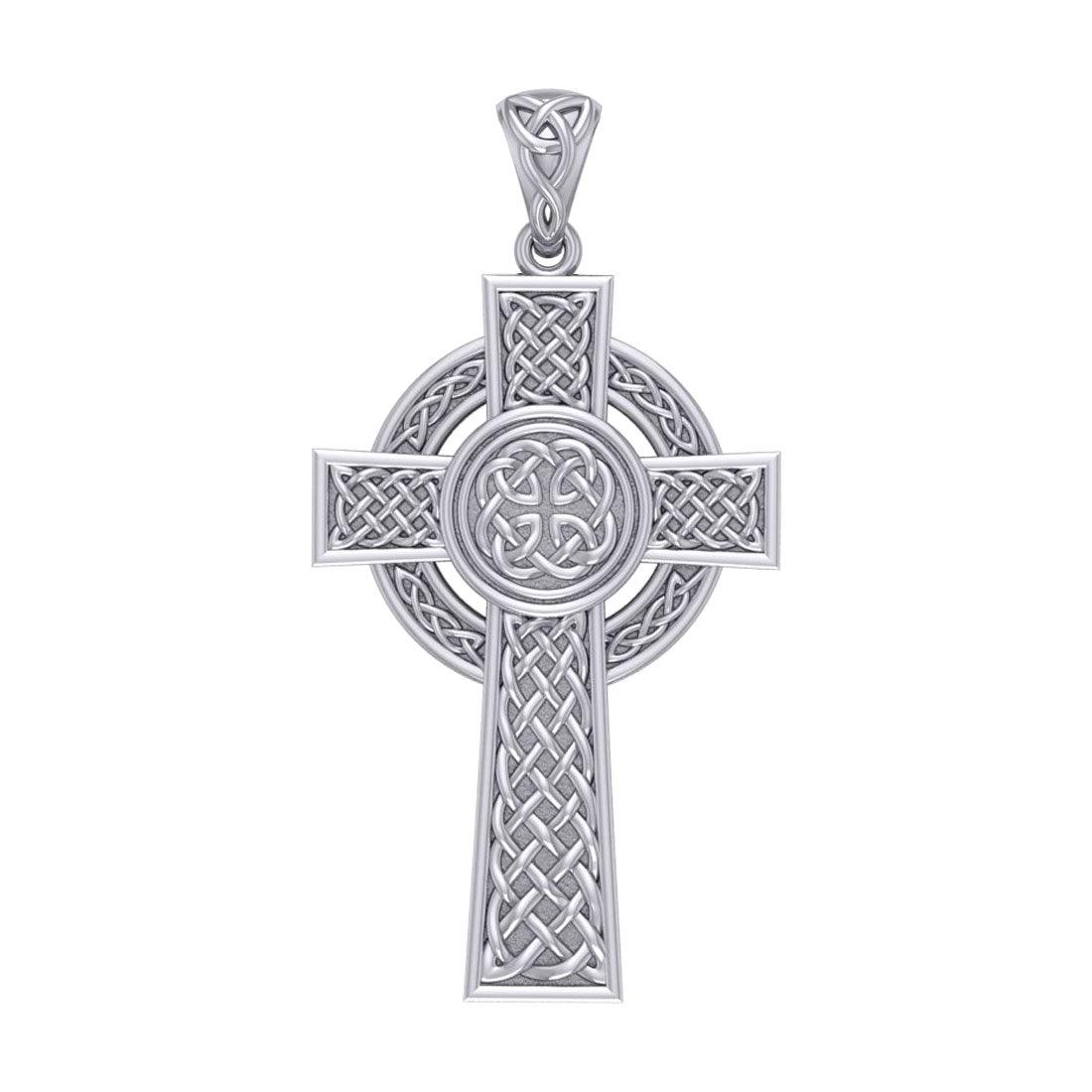Celtic Cross Sterling Silver Pendant TPD4132